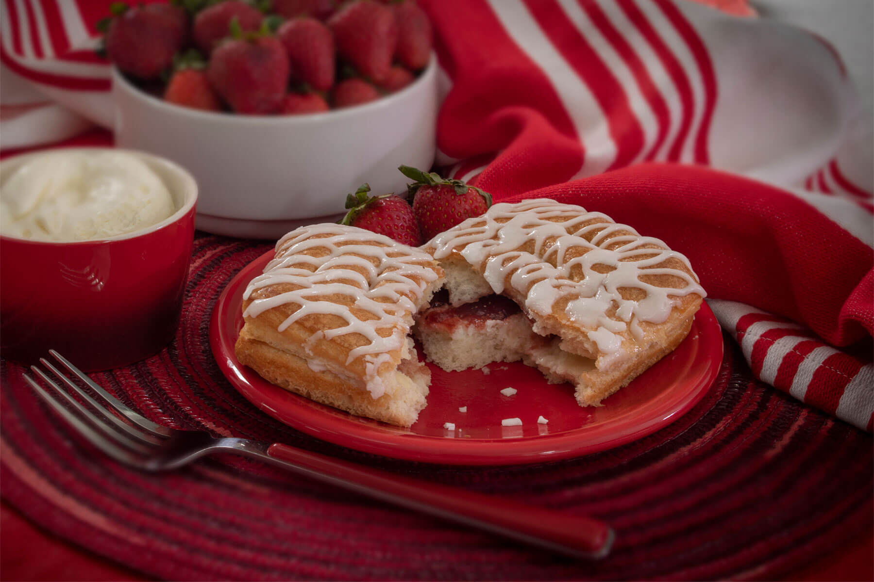 Iced Strawberry Cheese